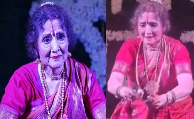 90 Year Old Actress Vyjayanthimala Performs Bharatanatyam in Ayodhya - Sakshi