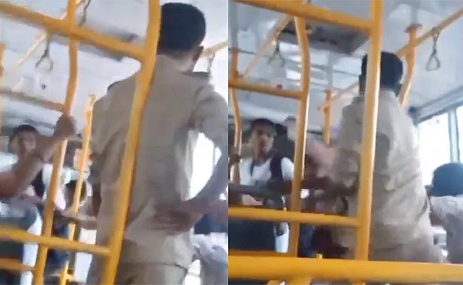 Video: Bengaluru Bus Conductor Assaults Woman Suspended - Sakshi