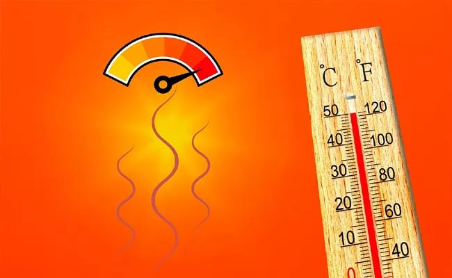 Orange Alert Due To Sun Heat Waves In Telangana - Sakshi