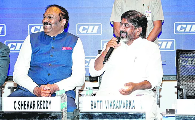Deputy CM Bhatti Participates In cii Telangana State Annual meeting - Sakshi