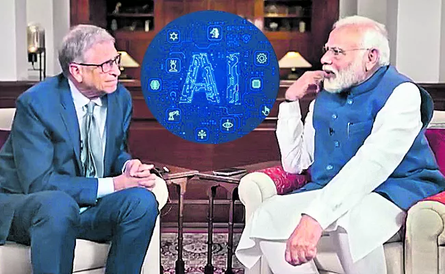 Indian language AI tool Bhashini used to translate Prime Minister Narendra Modi speech - Sakshi