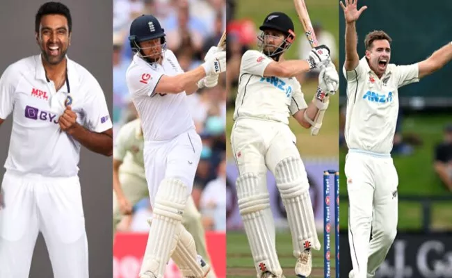 Ashwin And Bairstow On 7th, Williamson And Southee On 8th Going To Play Their 100th Test - Sakshi
