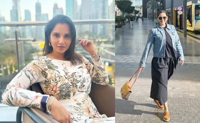 Mirror Selfie: Inside Sania Mirza Fun Filled Cosy Dubai Vacation With Family - Sakshi