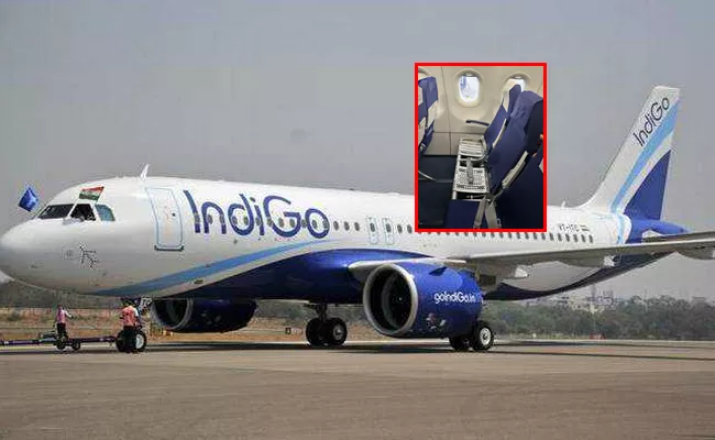 Seat Cushion Missing On IndiGo Flight Tweet Viral - Sakshi