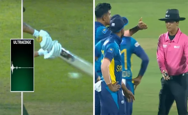 Sri Lankan Players Enraged After Third Umpires over turn In Soumya Sarkars Dismissal - Sakshi