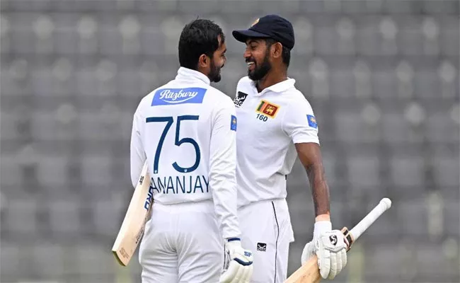 BAN VS SL 2nd Test: Sri Lanka Record Highest Test Total Without Hundred - Sakshi