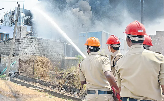 Training to assist fire personnel during fires - Sakshi