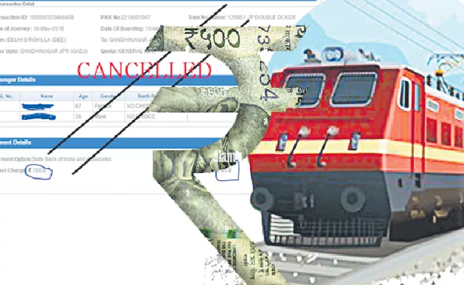Railway department earning Rs crores through ticket cancellation - Sakshi