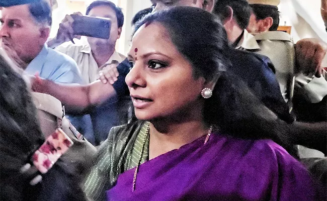 MLC Kavitha Reaction On Arrest In Liquor Scam - Sakshi
