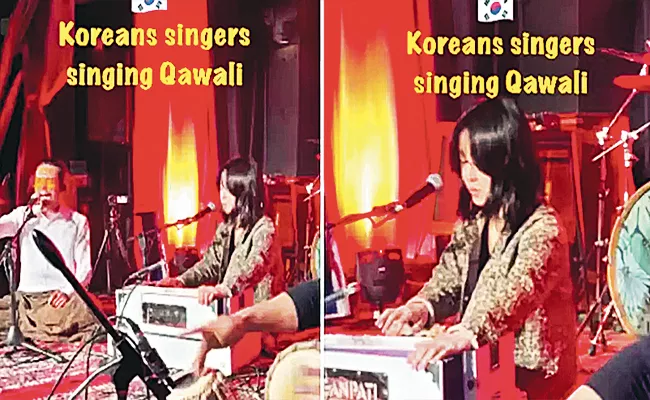 All Time Hits K Pop Songs and Qawwali Viral Video - Sakshi