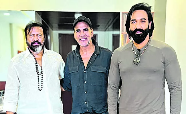Akshay Kumar joins Vishnu Manchu Kannappa shoot in Hyderabad - Sakshi