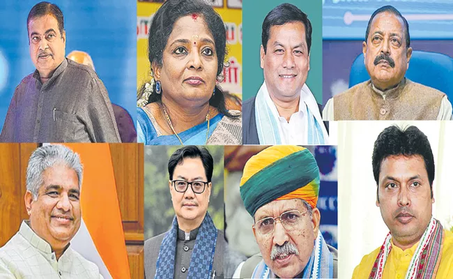 Lok sabha elections 2024: 8 Union ministers, two former CMs, one ex-governor in fray in first phase of LS polls - Sakshi