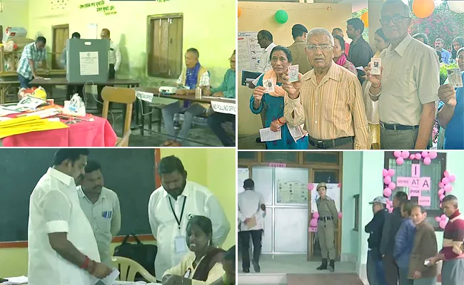Lok Election 2024 First Phase Polling Updates In Telugu - Sakshi