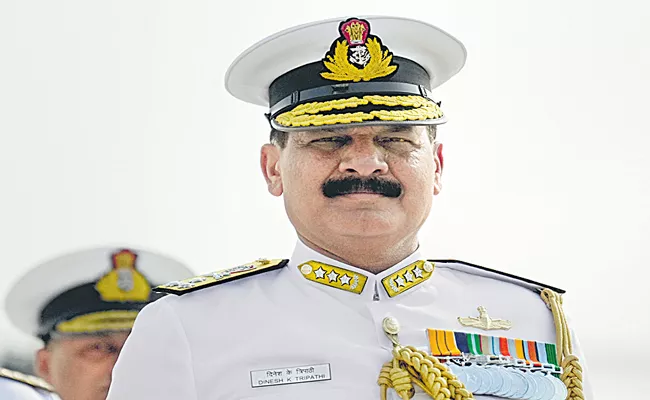 Vice-Admiral Dinesh Tripathi Appointed Next Navy Chief - Sakshi