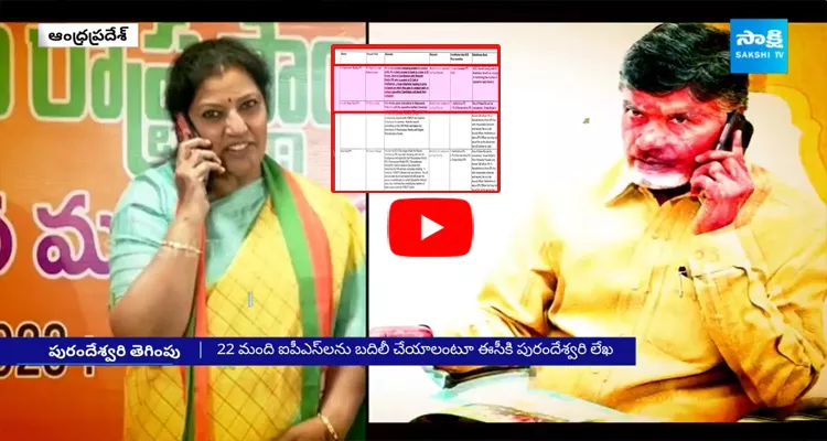 AP BJP Chief Purandeswari Letter To Election Commission