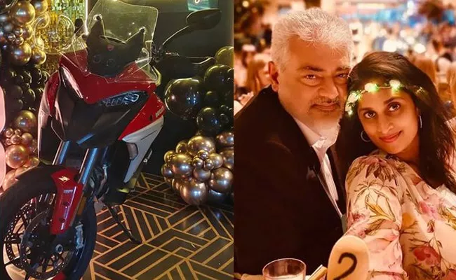 Shalini Gave Ducati Bike To Ajith On His Birth Day 2024