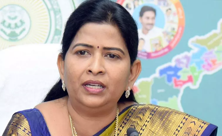 AP Home Minister Taneti Vanitha Speaks With DGP In Phone