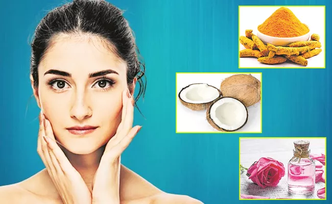 Beauty Tips For A Beautiful Face With Turmeric Coconut Milk And Rosewater