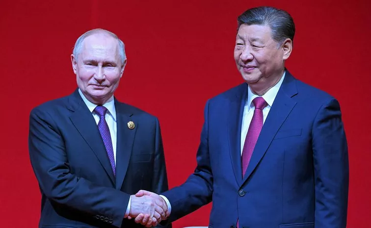 Vladimir Putin is on a two day visit to Beijing