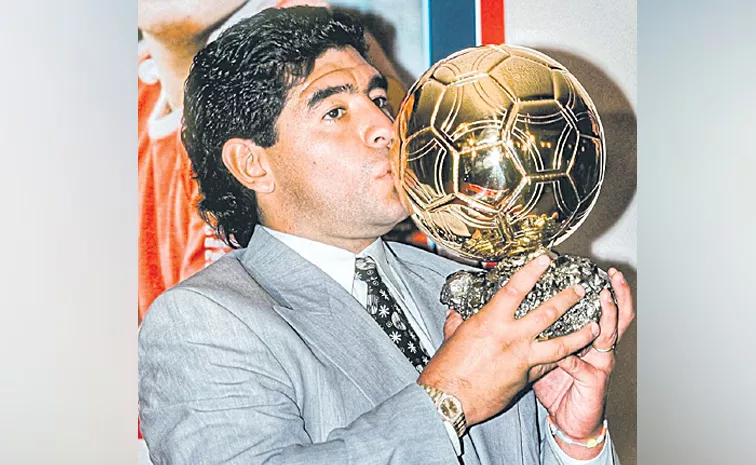 Maradona Golden Ball trophy up for auction