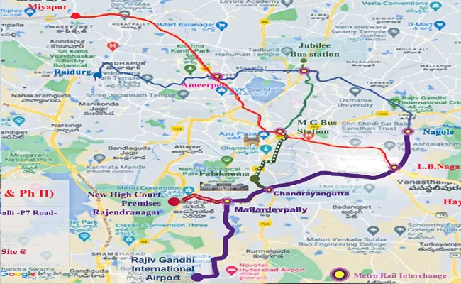 2 metro stations in Nagole