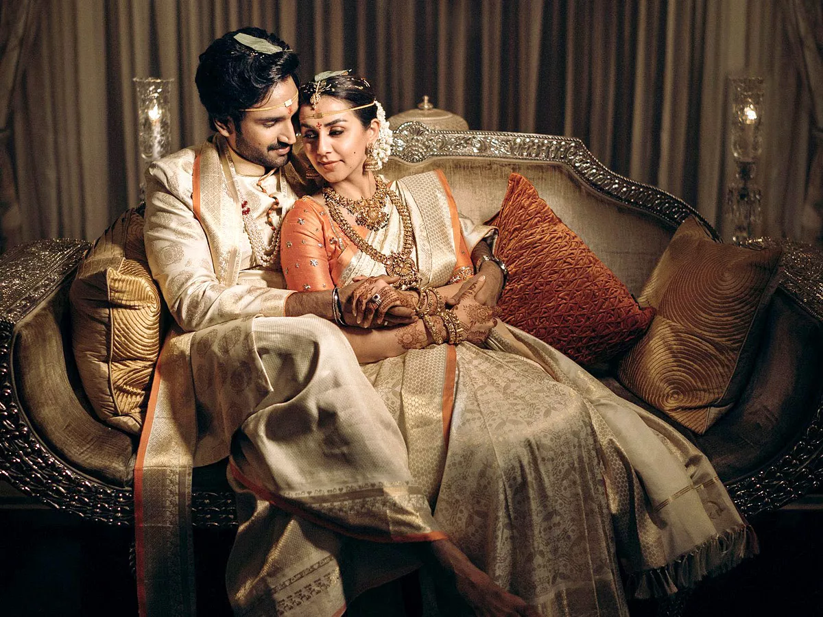 Aadhi Pinisetty and Nikki Galrani Wedding Photos - Sakshi