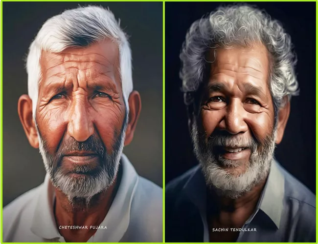 AI Pictures Goes Viral: Indian Cricketers As Elderly Men - Sakshi