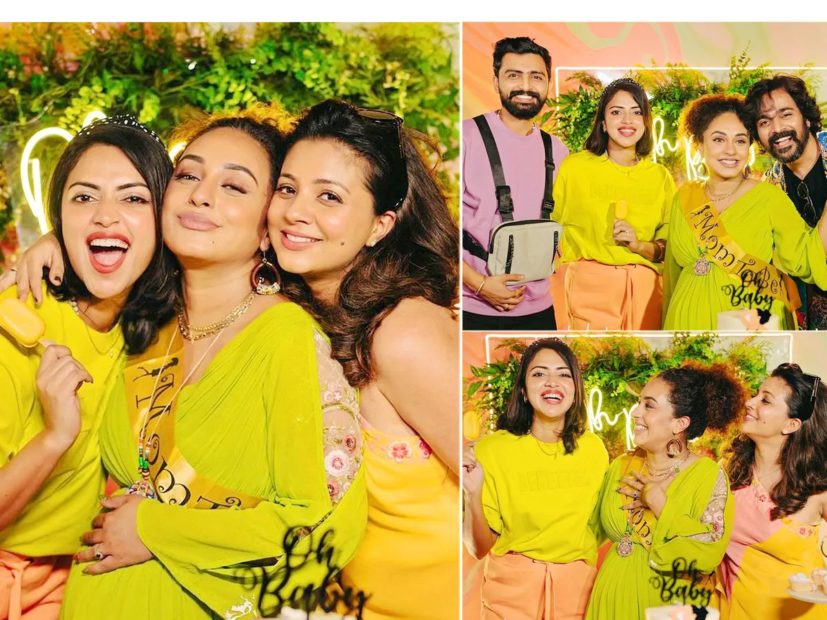 Amala Paul and Pearle Maaney shine in a baby shower party Photos - Sakshi