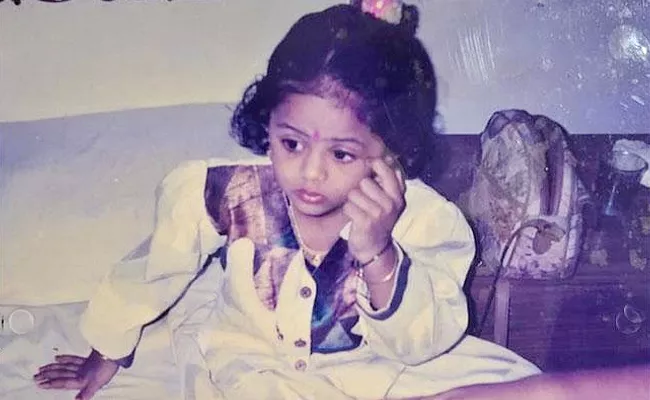 Actress Radha Daughter Karthika Nair Childhood Photos - Sakshi
