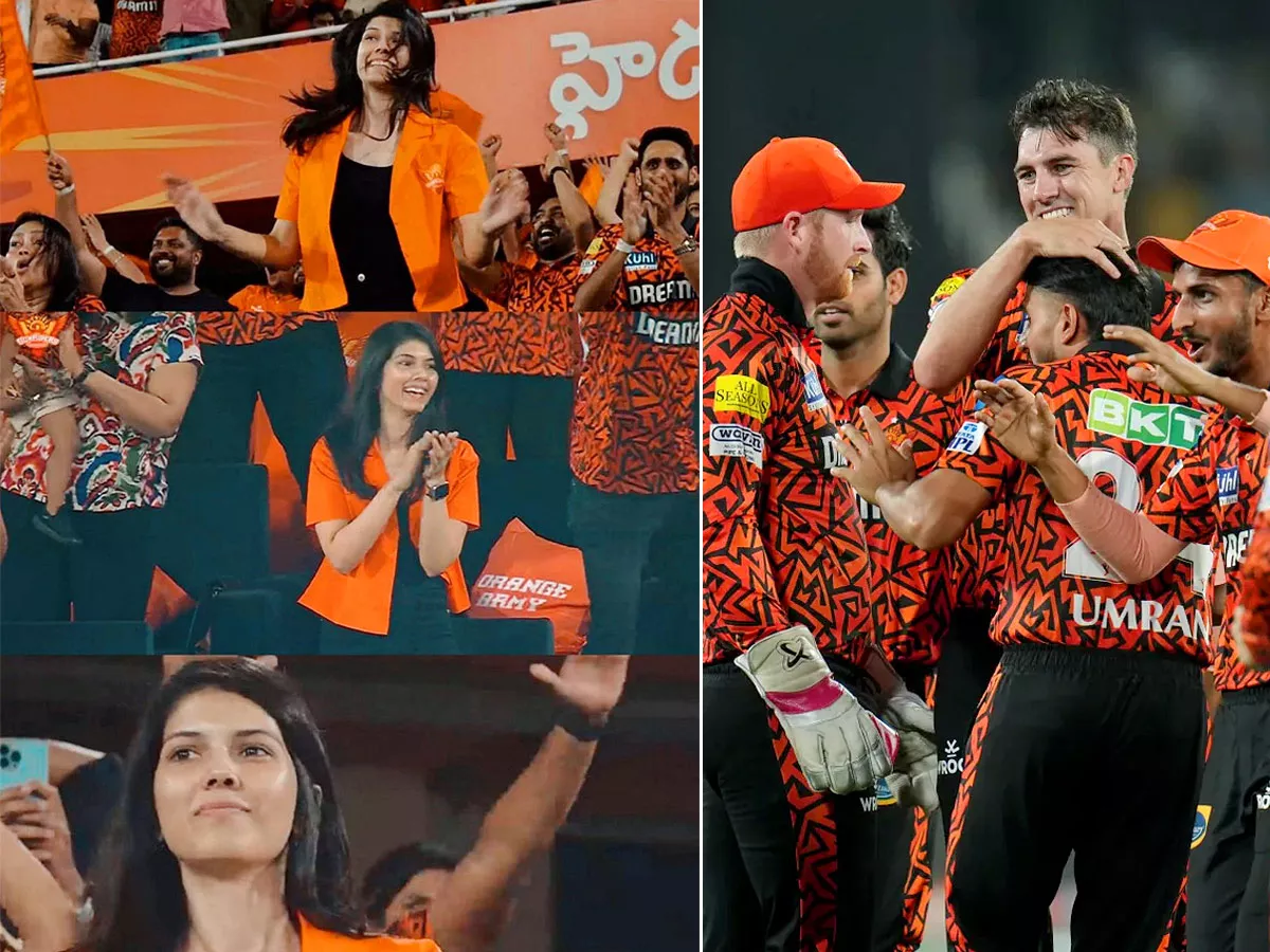 Kavya Maran Cute Expressions After SRH Greatest Win Against MI, Photos Goes Viral - Sakshi
