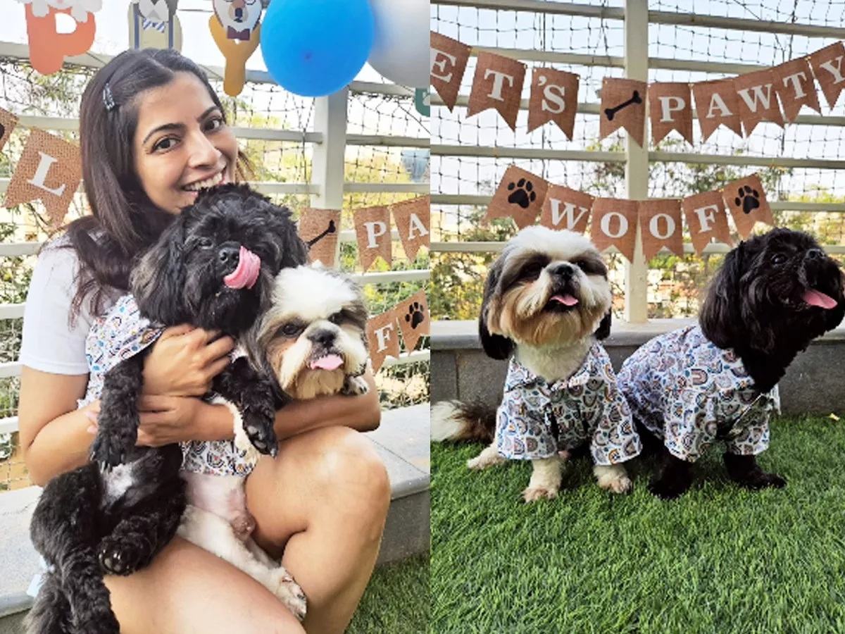 Varalaxmi Sarathkumar Celebrates Pets Birthday With Boyfriend  - Sakshi