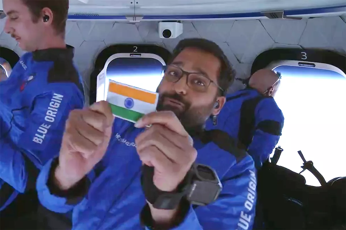 Blue Origin : Gopichand Thotakura becomes first Indian space tourist