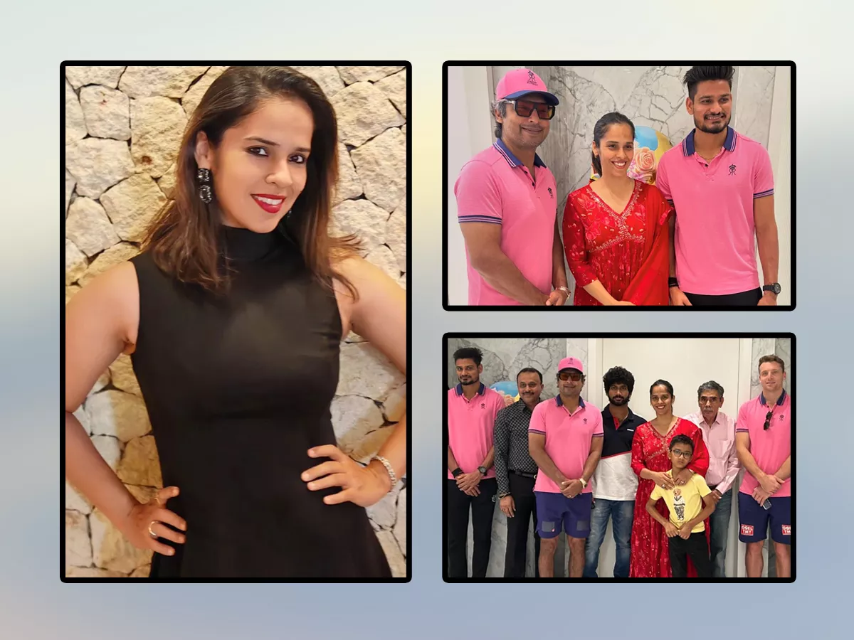 Saina Nehwal With Rajasthan Royals Team Photos Goes Viral 
