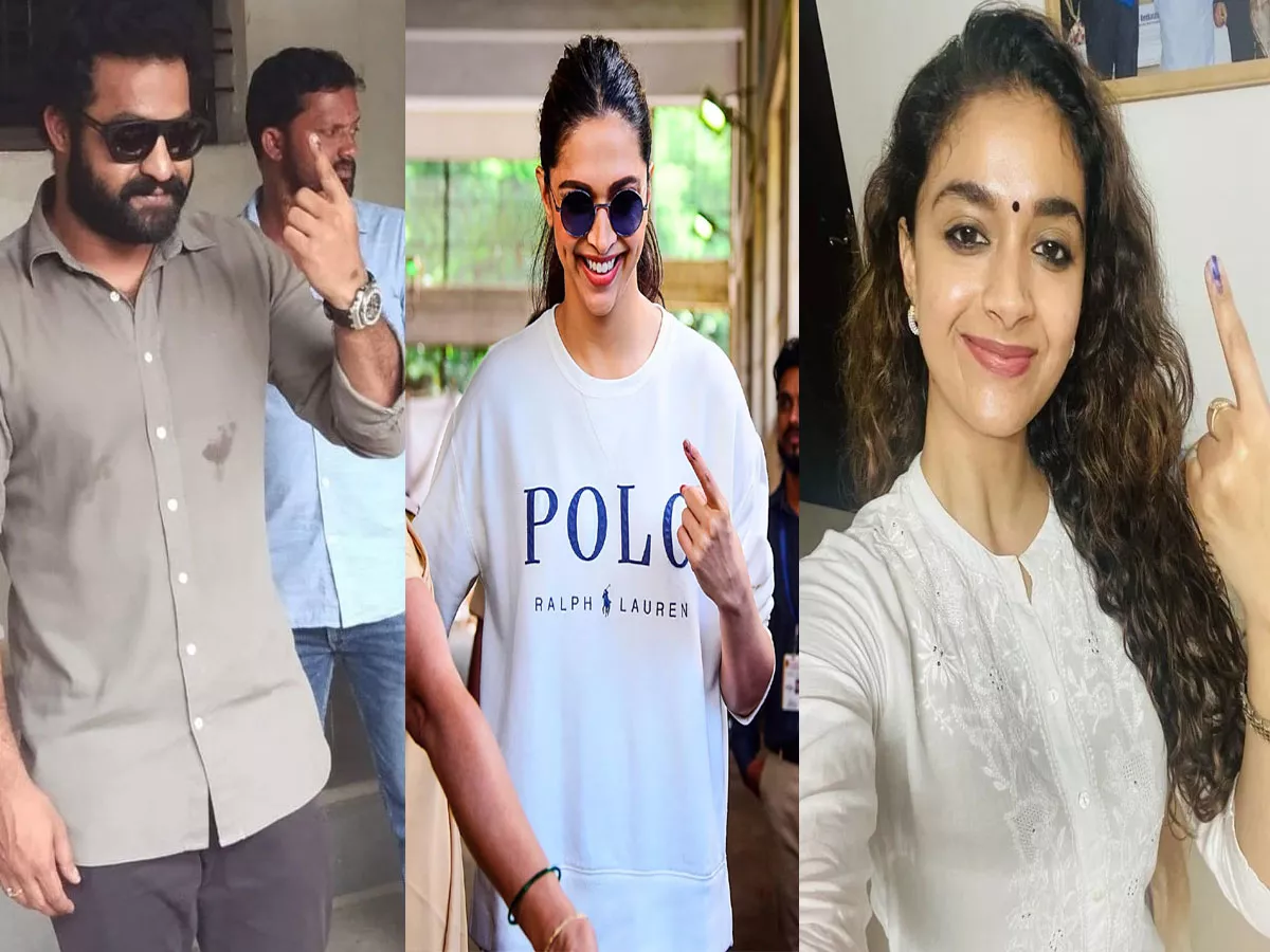 Cine celebrities casting their votes in every election
