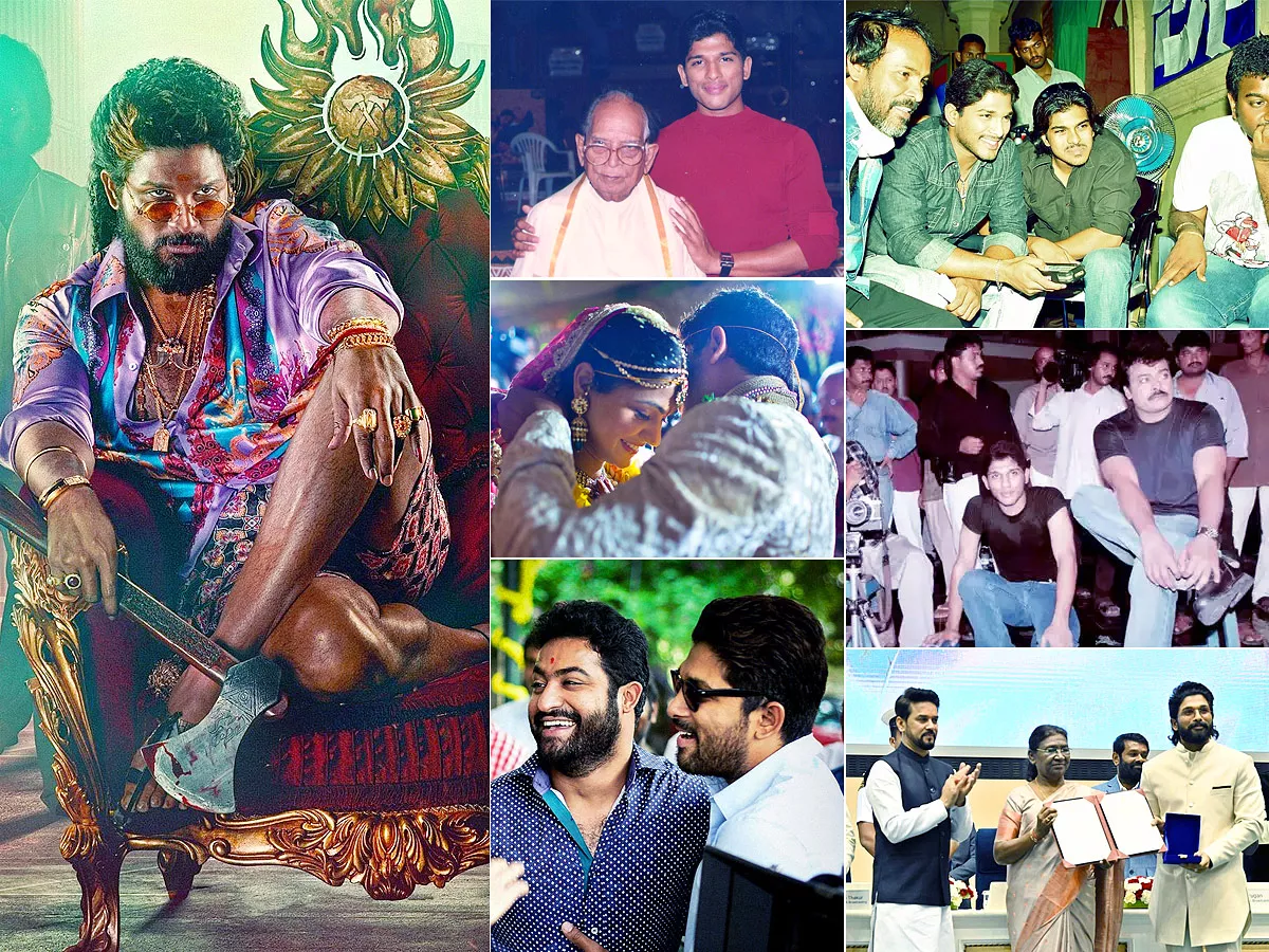 Pushpa2TheRule : Allu Arjun Rare And Unseen Photos With Family And Other Celebrities