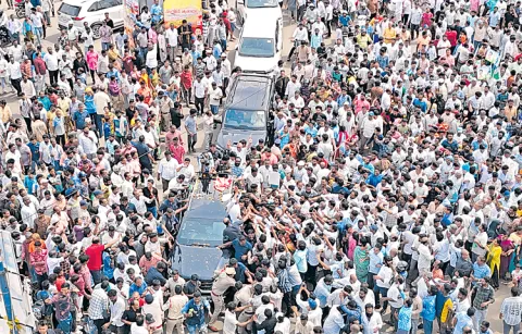 Former CM YS Jagan visit to Uttar Andhra