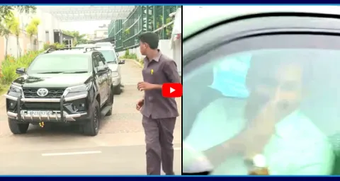 YS Jagan Mohan Reddy Convoy Visuals
