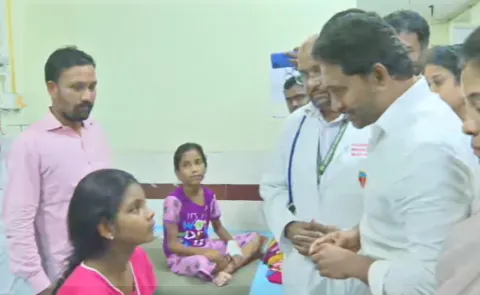 YS Jagan Tour,Police CP Shankha Brata Bagchi Overaction