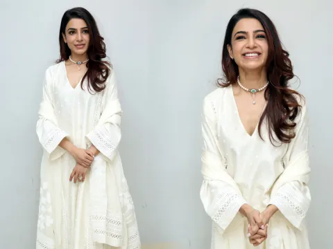 samantha interview at shubham movie event