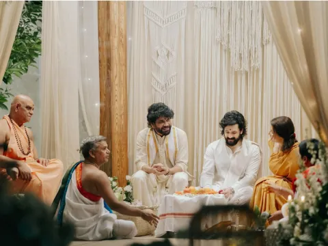 Akhil Akkineni and Zainab Ravdjee Wedding Pics