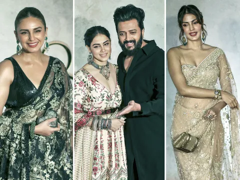 Bollywood Actor fashion designer Vikram Phadnis 35th anniversary fashion show