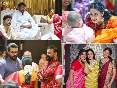 Mega Family At Durga Puja In Sushmita Konidela House, Photos Went Viral