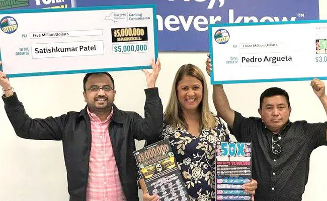 Indian American Satishkumar Patel wins $5M in NY Lottery - Sakshi