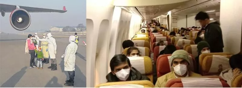 Air India plane carrying Indians to return from coronavirus - Sakshi