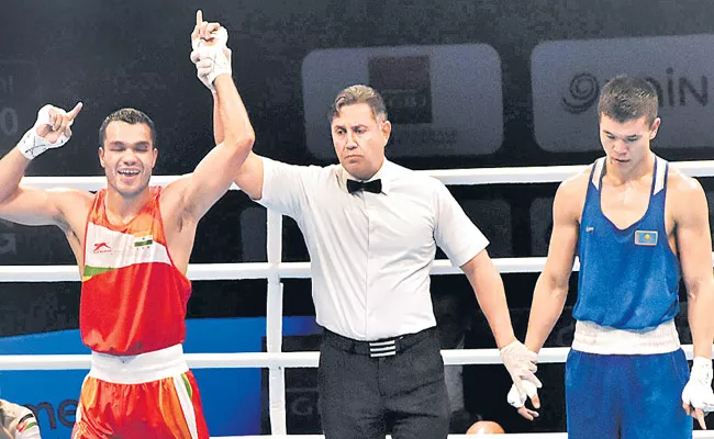 Indian Boxers Enter Into Final In Asian Olympic Qualifying Tournament - Sakshi