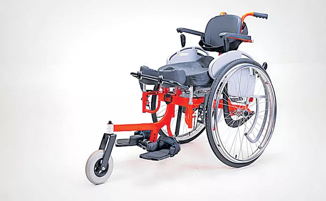 Indigenous motorized wheelchair vehicle developed by IIT-Madras - Sakshi