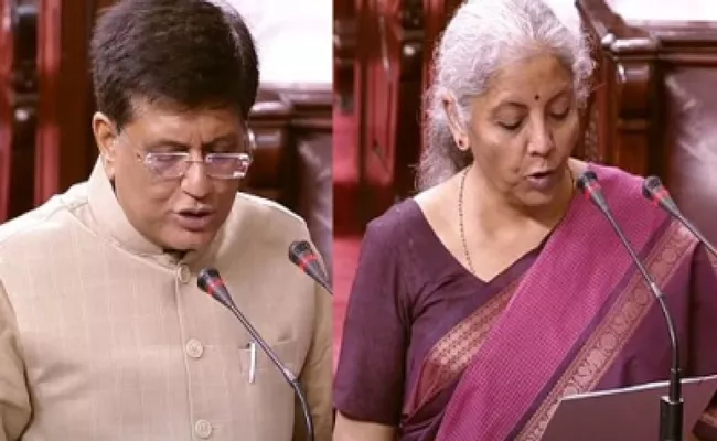Newly-elected Rajya Sabha members take oath - Sakshi