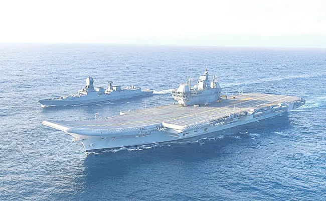 PM Narendra Modi to commission first indigenous aircraft carrier INS Vikrant on 02 Aug 2022 - Sakshi