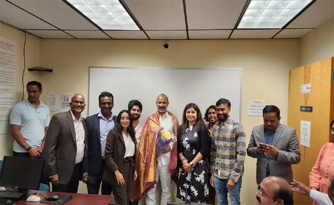 IT America Conducts Meet And Greet Bandi sanjay At Edison New Jersey - Sakshi