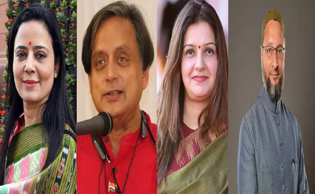 MPS Mahua Moitra Shashi Tharoor Asaduddin Priyanka Chaturvedi Gets warning Apple Alert - Sakshi